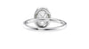 Oval Halo Diamond Band Engagement Ring