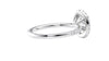 Oval Halo Diamond Band Engagement Ring