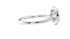 Oval Halo Diamond Band Engagement Ring