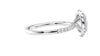 Oval Halo Diamond Band Engagement Ring