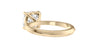 Cushion Cut Solitaire Diamond Engagement Ring