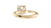 Cushion Cut Solitaire Diamond Engagement Ring