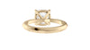 Cushion Cut Solitaire Diamond Engagement Ring