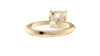 Cushion Cut Solitaire Diamond Engagement Ring
