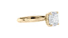 Cushion Cut Solitaire Diamond Engagement Ring