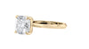 Cushion Cut Solitaire Diamond Engagement Ring