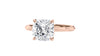 Cushion Cut Solitaire Diamond Engagement Ring