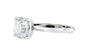 Cushion Cut Solitaire Diamond Engagement Ring