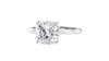 Cushion Cut Solitaire Diamond Engagement Ring