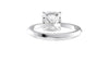 Cushion Cut Solitaire Diamond Engagement Ring
