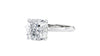 Cushion Cut Solitaire Diamond Engagement Ring