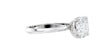 Cushion Cut Solitaire Diamond Engagement Ring