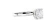 Cushion Cut Solitaire Diamond Engagement Ring