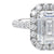 Laboratory grown diamond halo ring platinum - McGuire Diamonds