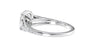 Oval Solitaire Split Diamond Band Engagement Ring