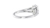 Oval Solitaire Split Diamond Band Engagement Ring