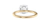 Round Solitaire Diamond Band Engagement Ring