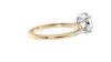 Round Solitaire Diamond Band Engagement Ring
