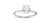 Round Solitaire Diamond Band Engagement Ring