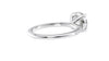Round Solitaire Diamond Band Engagement Ring
