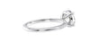 Round Solitaire Diamond Band Engagement Ring