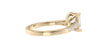 Emerald Cut Solitaire Classic Diamond Band Engagement Ring