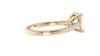 Emerald Cut Solitaire Classic Diamond Band Engagement Ring