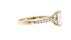 Emerald Cut Solitaire Classic Diamond Band Engagement Ring