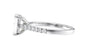 Emerald Cut Solitaire Classic Diamond Band Engagement Ring