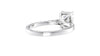 Emerald Cut Solitaire Classic Diamond Band Engagement Ring