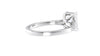Emerald Cut Solitaire Classic Diamond Band Engagement Ring