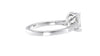 Emerald Cut Solitaire Classic Diamond Band Engagement Ring