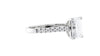 Emerald Cut Solitaire Classic Diamond Band Engagement Ring