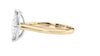 Marquise Cut Solitaire With Diamond Bridge Engagement Ring