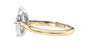 Marquise Cut Solitaire With Diamond Bridge Engagement Ring