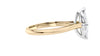Marquise Cut Solitaire With Diamond Bridge Engagement Ring