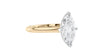 Marquise Cut Solitaire With Diamond Bridge Engagement Ring