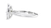 Marquise Cut Solitaire With Diamond Bridge Engagement Ring