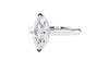 Marquise Cut Solitaire With Diamond Bridge Engagement Ring