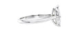 Marquise Cut Solitaire With Diamond Bridge Engagement Ring