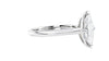 Marquise Cut Solitaire With Diamond Bridge Engagement Ring