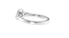 Oval & Pear Cut 3 Stone Diamond Engagement Ring