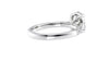 Oval Solitaire Tapered Diamond Band Engagement Ring