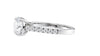 Round Solitaire Classic Diamond Band Engagement Ring