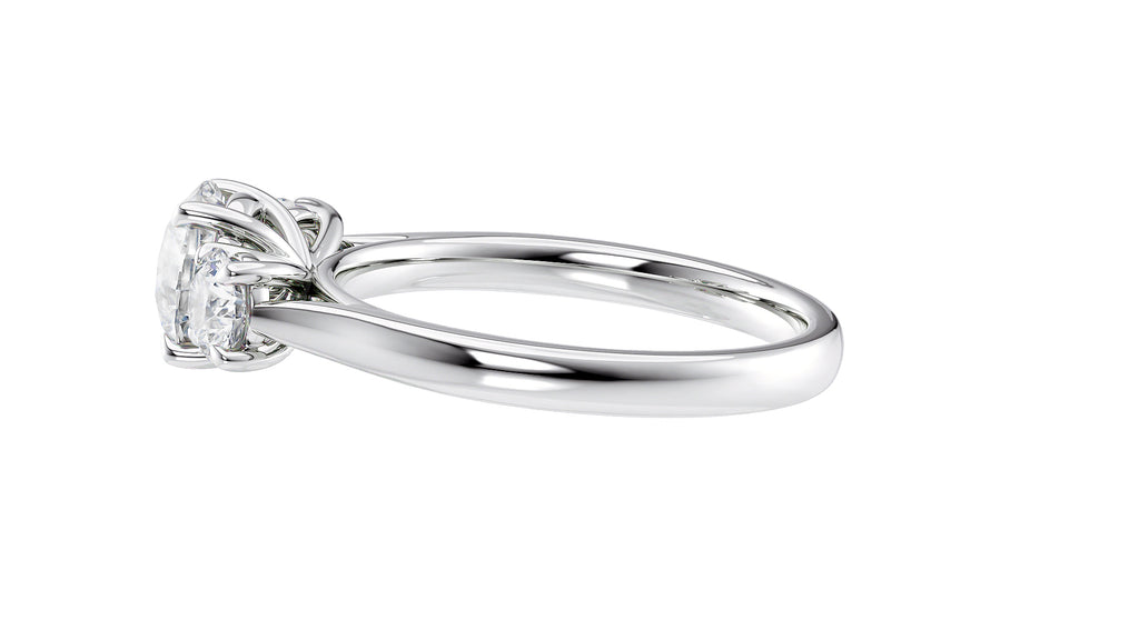 3 Stone Diamond Engagement Ring