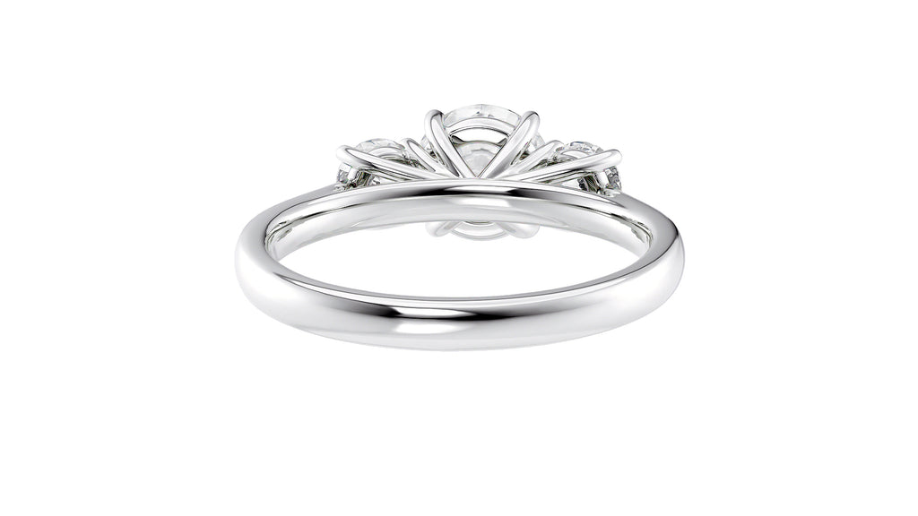 3 Stone Diamond Engagement Ring