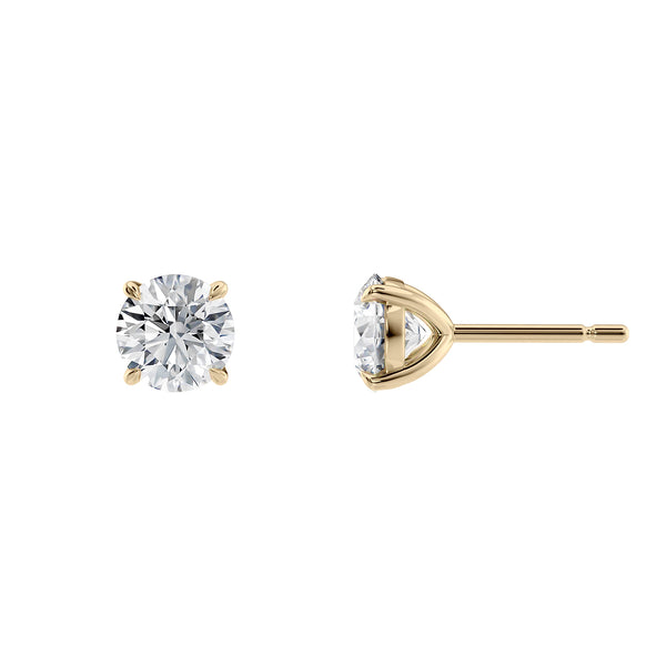 Natural Diamond Stud Earrings | McGuire Diamonds
