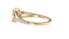 Oval Solitaire Split Diamond Band Engagement Ring