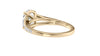 Oval Solitaire Split Diamond Band Engagement Ring
