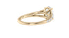 Oval Solitaire Split Diamond Band Engagement Ring